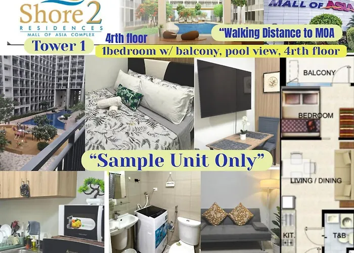 Moa Condotel In Mall Of Located In Shore1 And 2 Residences 3*